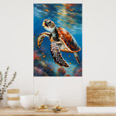 Affiche | Tortue | Art (Cuisine)