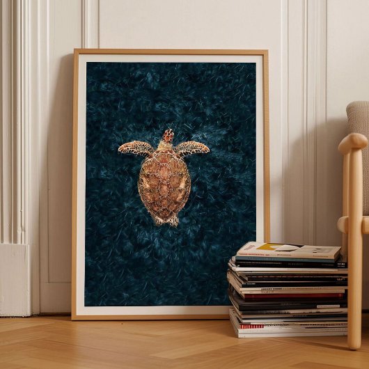Affiche Tortue de Mer Impression Tortue de Mer Pos