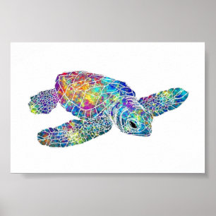 Affiche - Tortue marine