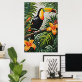 Affiche | Toucan | Art (Bureau à domicile)