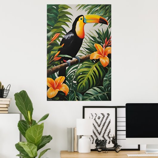 Affiche | Toucan | Art (Bureau à domicile)