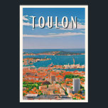 Affiche Toulon Photo Vintage<br><div class="desc">Toulon est une commune située en Provence, chef-lieu du département du Var et siège de sa préfecture. Troisième ville de la région Provence-Alpes-Côte d'Azur derrière Marseille et Nice, elle abrite en outre le siège de la préfecture maritime de la Méditerranée. La commune est établie sur les bords de la mer...</div>