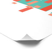 Affiche touristique Barcelone (Coin)