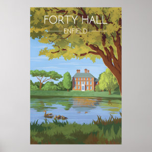 Affiche touristique de Forty Hall Enfield