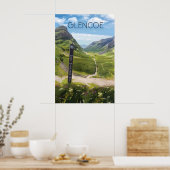 Affiche touristique de Glencoe Écosse (Cuisine)