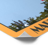 Affiche touristique de l'île Assateague 4 (Coin)