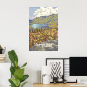 Affiche touristique du parc d'État de Franconia No (Bureau à domicile)