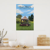 Affiche touristique du parc Hilly Fields Enfield (Cuisine)