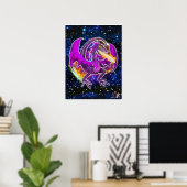 Affiche Tourmaline Cosmic Dragon (Bureau à domicile)