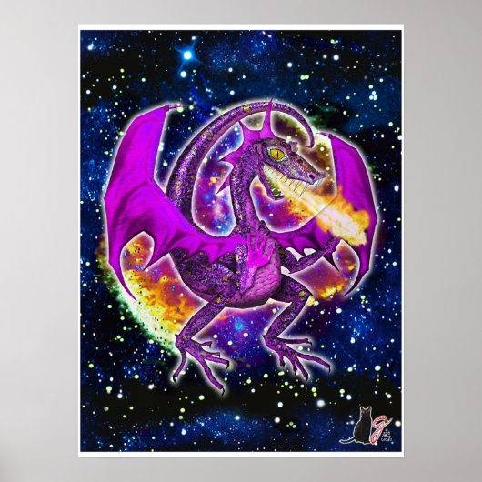 Affiche Tourmaline Cosmic Dragon (Devant)