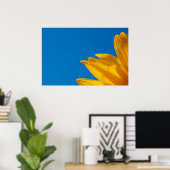 Affiche Tournesol Jaune & Ciel Azur (Bureau à domicile)