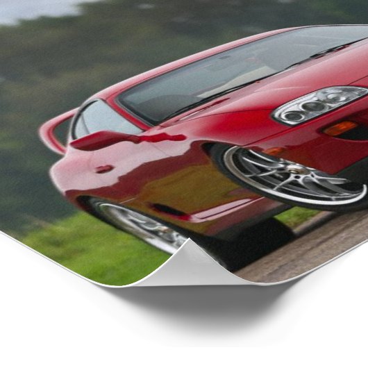 Affiche TOYOTA SUPRA 1993 (Coin)