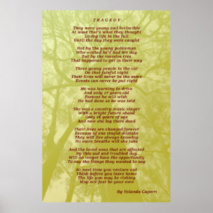 Affiche tragique
