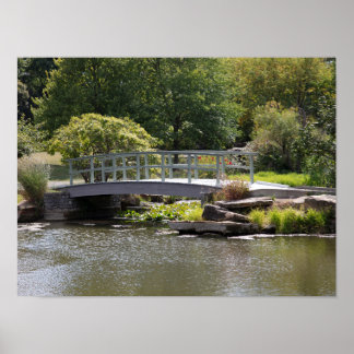 Affiche Tranquille Garden Bridge