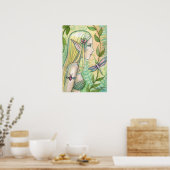 Affiche Tranquille Sirène par Molly Harrison (Cuisine)