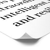 Affiche Trans Minimal  (Coin)