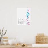 Affiche Trans Minimaliste  (Cuisine)
