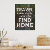 Affiche Travel Everywhere (Cuisine)