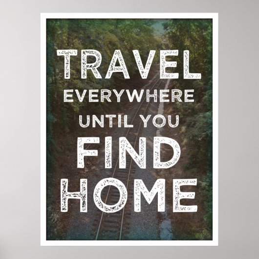 Affiche Travel Everywhere (Devant)