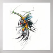 affiche tribale Abstraite (Devant)