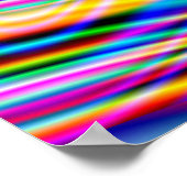 Affiche Trippy : Abstrait Psychédélique (Coin)