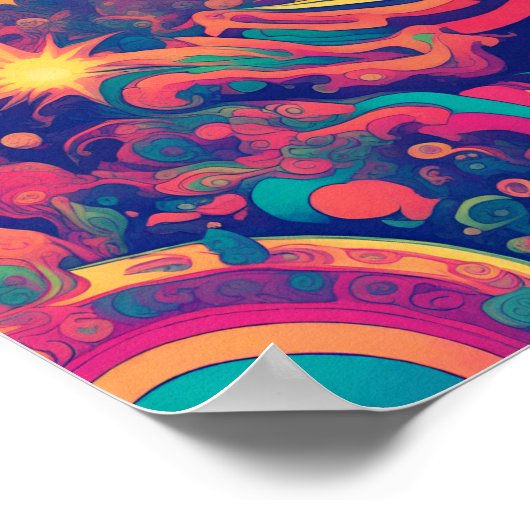 Affiche Trippy Rainbow Whirlwind (Coin)