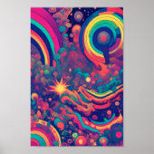 Affiche Trippy Rainbow Whirlwind (Devant)