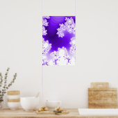 Affiche Trippy : Violet Fractal (Cuisine)