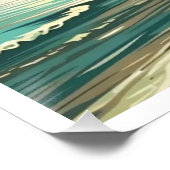 Affiche Tropical Beach Glossy (Coin)