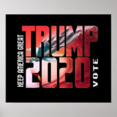 Affiche Trump 2020 Florida Red Wave (Devant)