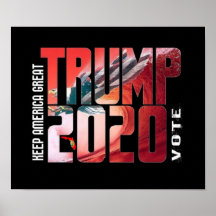 Affiche Trump 2020 Florida Red Wave