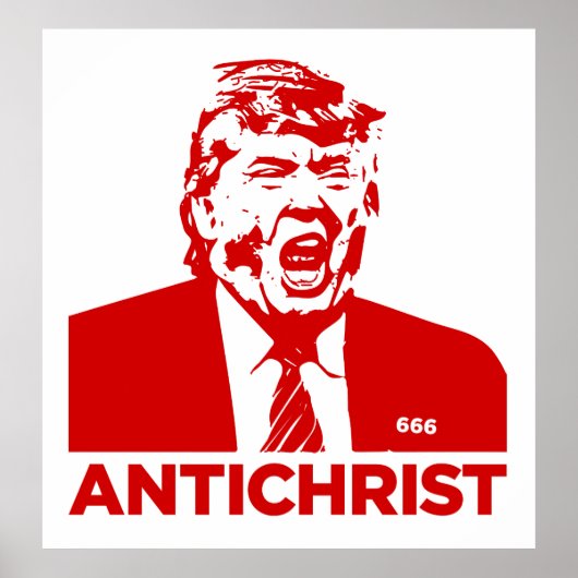 Affiche TRUMP ANTICHRIST 2017 (Devant)