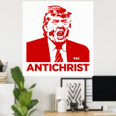 Affiche TRUMP ANTICHRIST 2017 (Bureau à domicile)