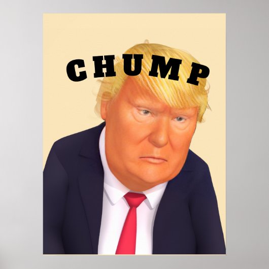 Affiche Trump/Crétin (Devant)