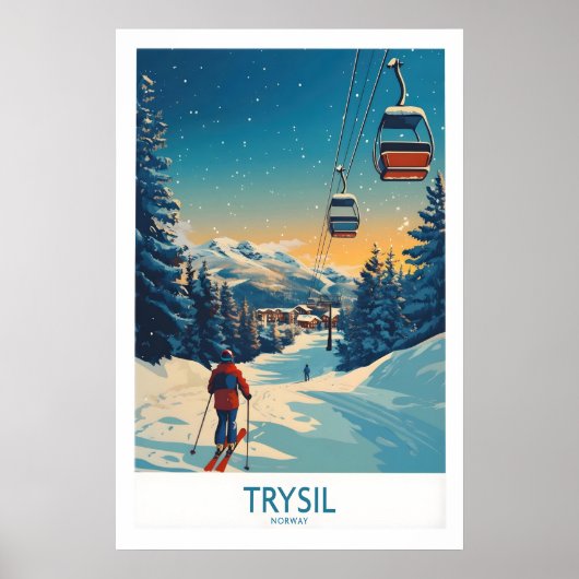 Affiche Trysil Norvège 1 (Devant)