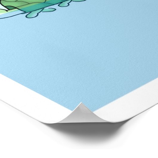 affiche TURTLES PADDLING de Sandra Boynton (Coin)