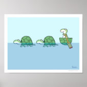 affiche TURTLES PADDLING de Sandra Boynton (Devant)