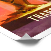 Affiche TWA Paris Impression d'art de voyage Franc (Coin)