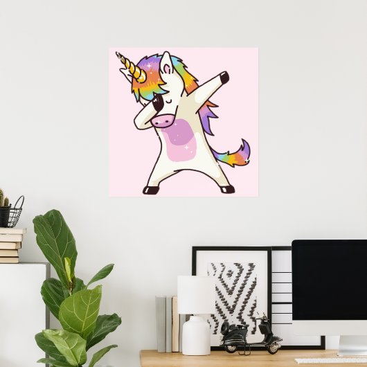 Affiche Unicorn Dab (Bureau à domicile)