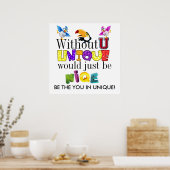 AFFICHE UNIQUE CONFIDENT YOU (Cuisine)