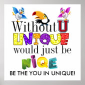 AFFICHE UNIQUE CONFIDENT YOU (Devant)