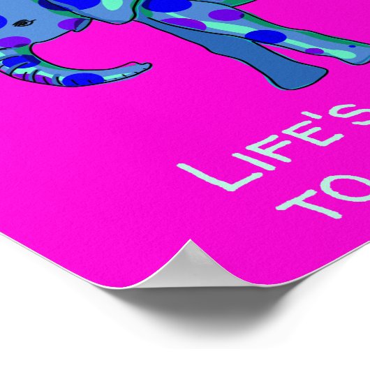 Affiche unique sur les éléphants (Coin)