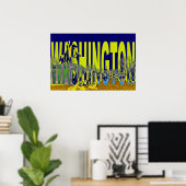 affiche usa Washington DC (Bureau à domicile)
