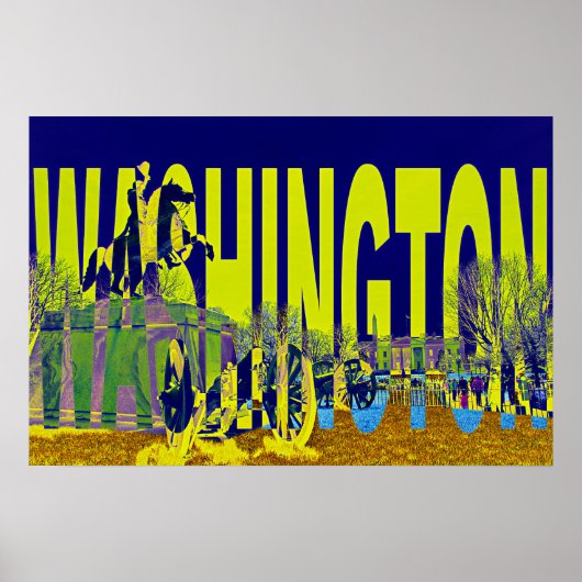 affiche usa Washington DC (Devant)