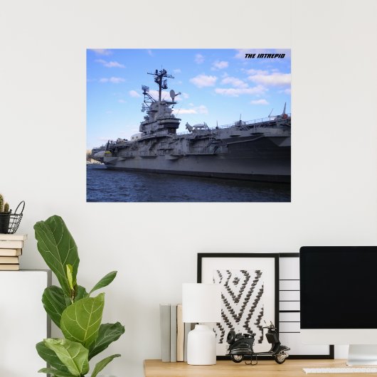 Affiche USS Intrepid (Bureau à domicile)