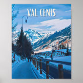 Affiche Val-Cenis Station de ski (Devant)