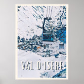Affiche Val d'Isère Station de ski (Devant)