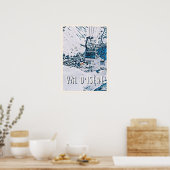 Affiche Val d'Isère Station de ski (Cuisine)