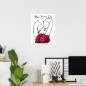affiche VALENTINES DAS SWANS (Bureau à domicile)