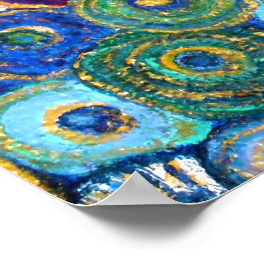 Affiche VAN GOGH FLEURS (Coin)